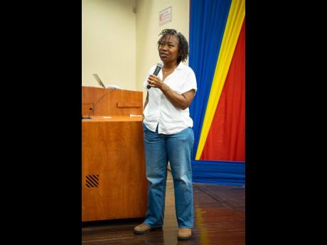 Credit: Tiffany Pryce Director of ‘Get Millie Black’ Tanya Hamilton delivers the keynote address.