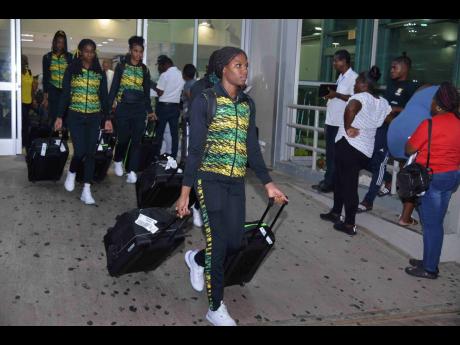 Jamaica's under-21 Sunshine Girls arrive in island at the Norman Manley International Airport on Tuesday night, following their exploits at the World Netball Youth Cup in Gibraltar.