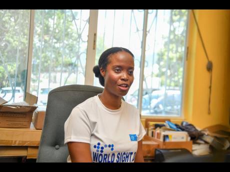 Credit: Matthew McKoy Dr Shanea Bailey’s sense of touch and hearing now serve as her strongest diagnostic tools.