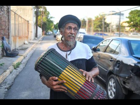 Credit: Matthew McKoy With the Kete Repeater drum in hand, Phillip Supersad showcased his skill and spoke about the drumming culture.