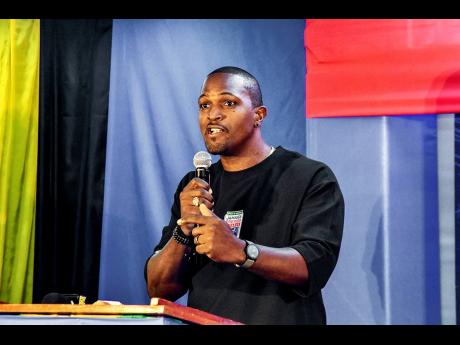 Credit: Matthew McKoy/Photographer Owen Hill, CEO of the Professional Football Jamaica Limited.