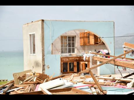 Credit: Matthew McKoy Matthew McKoy/Photographer
The housing infrastructure in St Elizabeth took a massive hit during the passage of Hurricane Melissa.