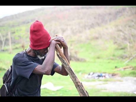 Credit: Photos by Ricardo Makyn/Chief Photo Editor Hurricane Melissa has left Esroy Holness heartbroken, destitute and desperate.