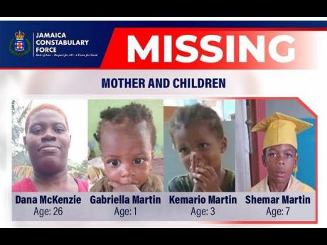 Credit: Contributed Dana McKenzie and her three children, 1-year-old Gabriella Martin, 3-year-old Kemario Martin and 7-year-old Shemar Martin, all of Warrick district in Crosskeys.