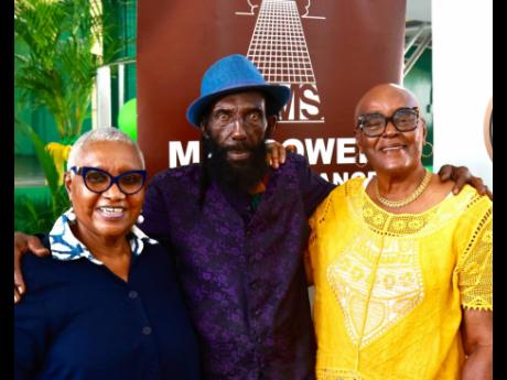 From left: Marva Bernard OD, Carl Bradshaw OD and  Dr Audrey Stewart Hinchcliffe CD, three outstanding past students of Excelsior High who will be  honoured at this year’s 22nd staging of the Wesley Powell Benjamin track and field meet on Saturday, December 13 at the school. 