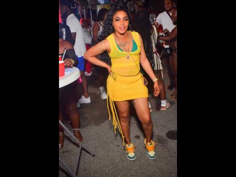 Credit: Anthony Minott Demesha Born Survivor created quite a stir.