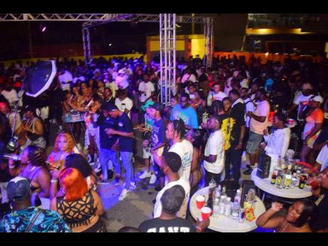 Credit: Anthony Minott A section of the crowd at Chu Chu Gyal Farm.