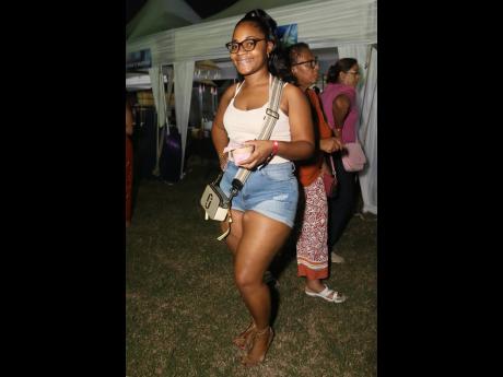 Brittany McLeod lit up the Treasure Beach Food, Rum & Music Festival held last Sunday at the Ranny Williams Entertainment Centre in St Andrew.