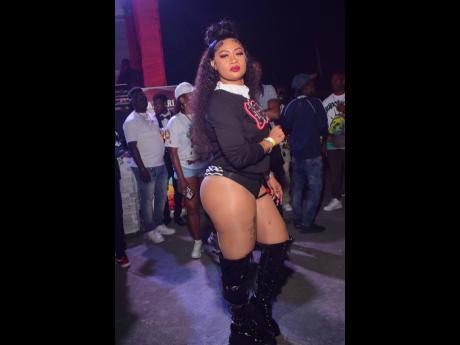 Veteran dancer Mad Michelle poses for the STAR camera.

