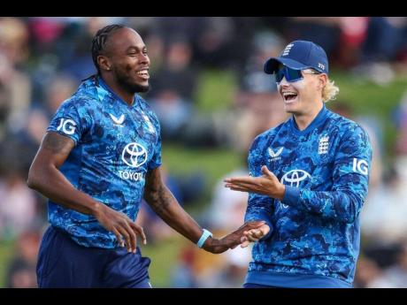 Jofra Archer (left) and Jacob Bethell 