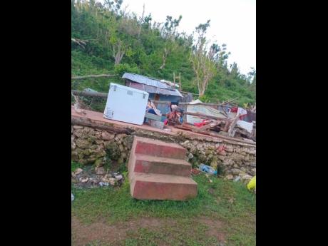 Jones’ home in New Market, St Elizabeth was not spared the wrath of Hurricane Melissa.