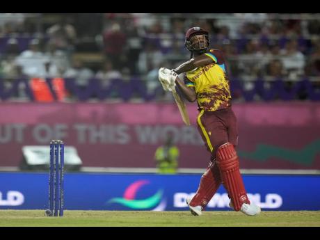 Credit: AP West Indies’ Sherfane Rutherford