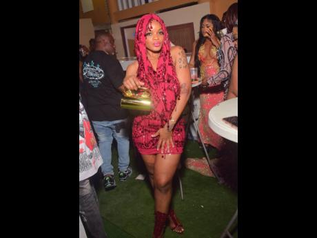  Shemmi Boss shows that she’s a real fashionista at Kelly Upsetter’s Fashion Night Out held in Portmore, St Catherine.