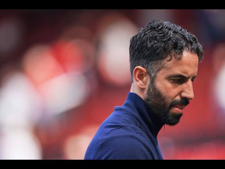 Manchester United’s head coach Ruben Amorim.