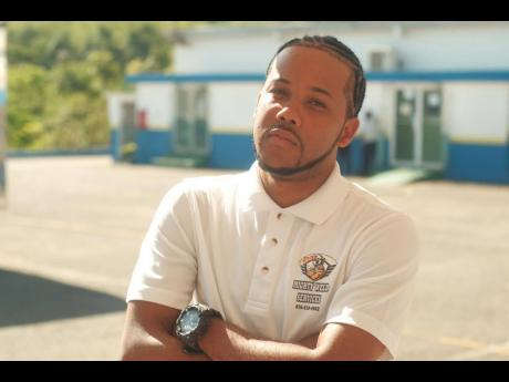 Nicarlo Lewis, owner and operator of Mighty Weld Services, a growing welding business based in Comfort Hall, Manchester.

