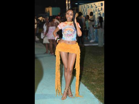 Entrepreneur Tania Ellington served looks in a show-stopping micro mini. 