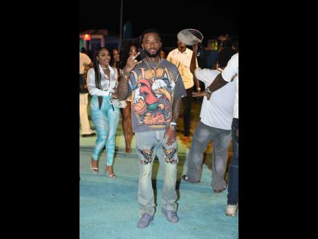 Event promoter Jermaule ‘Nino’ Adair pauses for a quick snap. 