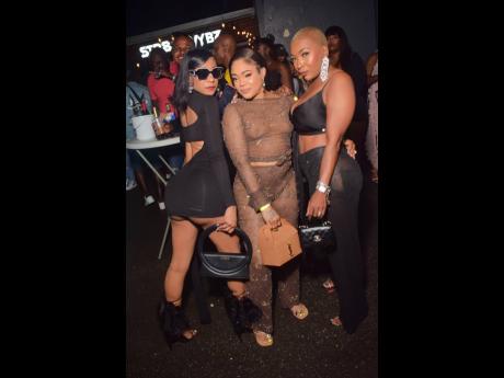 From left: Three hotties Natta, Munchi and Tish turn up the heat at Clean to Mi Step.