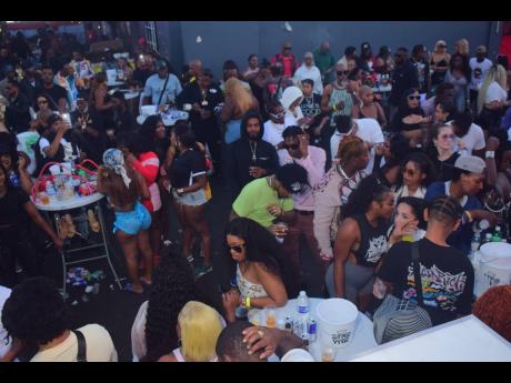 A section of the crowd at Clean to Mi Step.