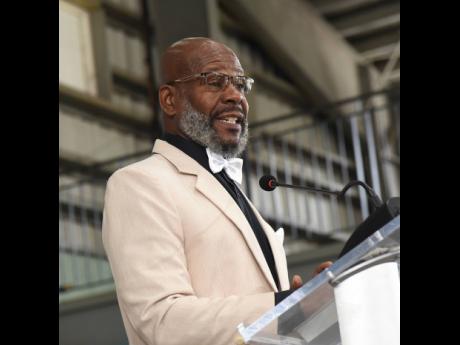 Words of comfort were delivered by Daniel Thompson, who is also a broadcaster with the RJRGLEANER Communications Group.