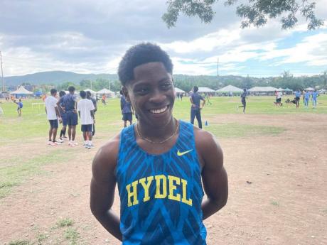 Talented Hydel High hurdler Robert Miller.