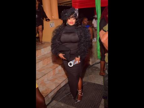 Lady Jackie shows her class at  Kelly Upsetter’s Fashion Night Out at the Pier, Port Henderson Road, Portmore, St Catherine.