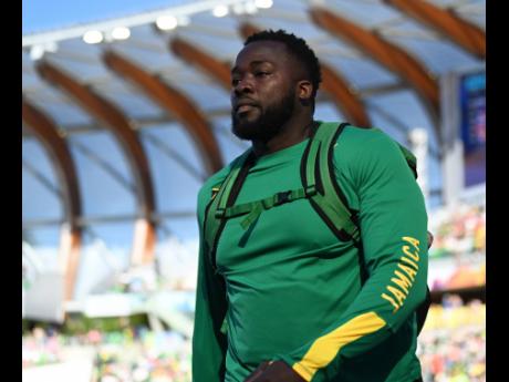 Chad Wright at the 2022 World Athletics Championships in Oregon. 