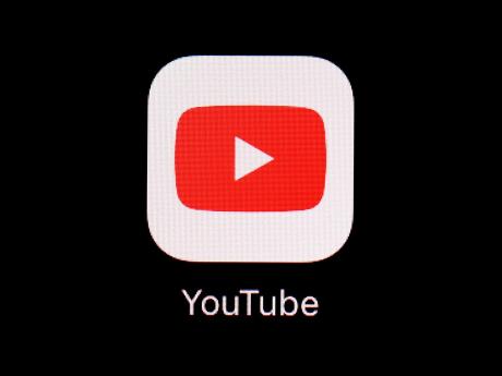 The YouTube app is displayed on an iPad in Baltimore on March 20, 2018. 