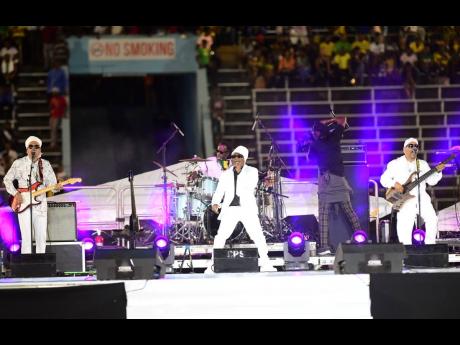 Third World performing after receiving a citation from the Government at Jamaica’s 62nd Independence Grand Gala, held on August 6, 2024 at the National Stadium in Kingston. 