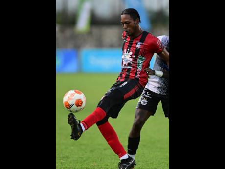 Shai Smith ... scored winner for Arnett Gardens.