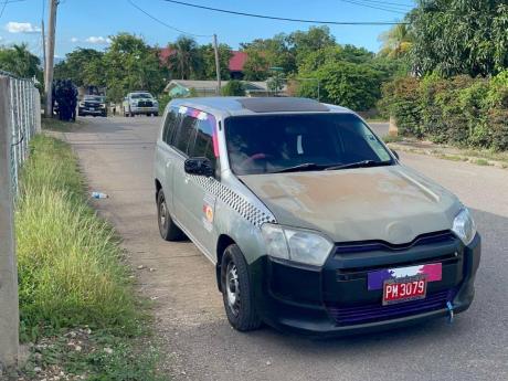 A policeman was hit by a taxi operator along Church Street in May Pen, Clarendon on January 23.