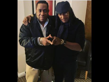 General Lee (left) and his “bredda” Sly Dunbar.