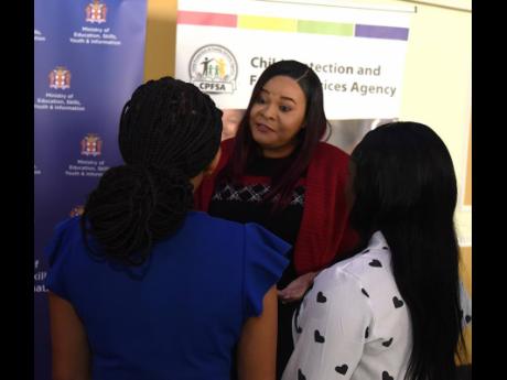 Credit: Ian Allen Laurette Adams-Thomas (centre), CEO of the Child Protections and Family Services Agency (CPFSA), encourages wards of the State to continue to excel in their education during the agency’s 2025 Educational Achievement Awards Ceremony at the Terra Nova Hotel in St Andrew on Thursday.