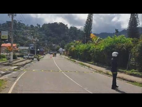 Credit: Screenshot Traffic being rerouted due a bomb threat at Port Antonio high school in Portland