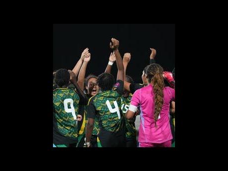 Credit: Courtesy of concacaf.com Jamaica’s under-17 Reggae Girlz celebrating.