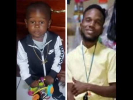 Credit: Contributed Three-year-old Jace ‘Zaza’ Pinnock, killed in a Denham Town home invasion on February 21, 2026, and his father Kiero Pinnock, who later died from injuries.