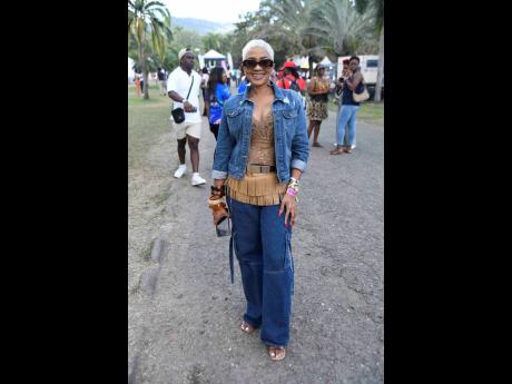 Debbie Bisoon brought the flavour and flair to Meet Street, turning heads at the Jamaica Food and Drink Festival event held at Hope Gardens on March 7.