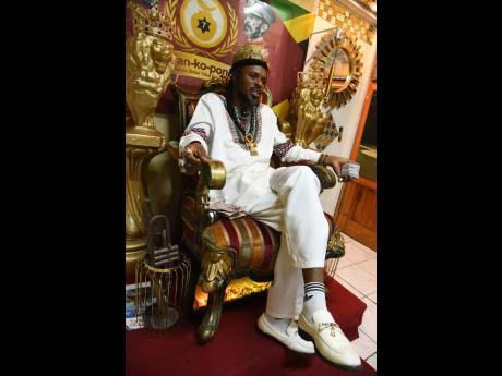 Credit: Photos by Ian Allen/Photographer LA Lewis says his spiritual gifts allow him to guide followers and offer solutions to life’s challenges.