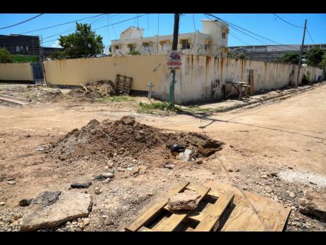 Credit: Antoine Lodge This section of the roadway needs to be rehabilitated.