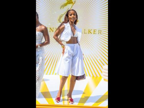 Actress and educator Joan McKenzie strikes a pose for the lens.