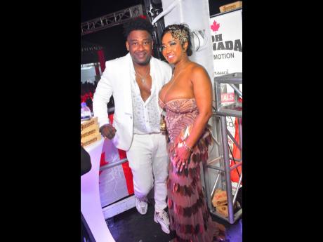 Kavalli and wife Mona Lisa step out in coordinated style.