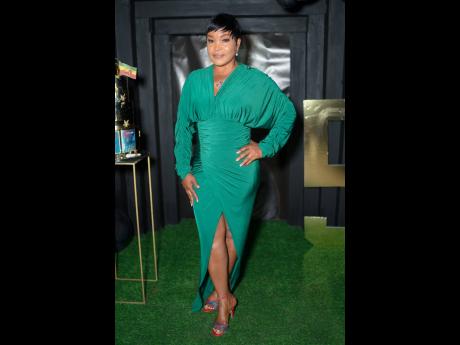 Alicia Lemorde stuns in green.