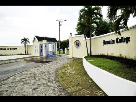 The entrance to Jamaica College in St Andrew. - File photo.