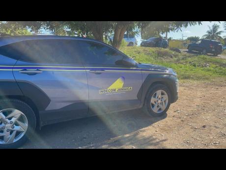 An Independent Commission of Investigations (INDECOM) team at the scene of a shooting in the community of Coffee Shop in Sandy Bay, Clarendon on Monday, April 20, 2026.