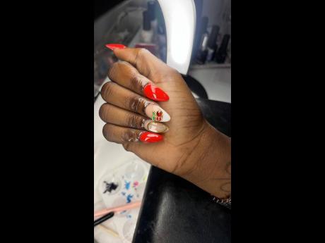 Some of Nelson’s creative work.