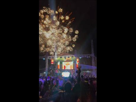 Patrons enjoying the display at the third staging of St Thomas Carnival.