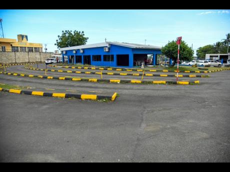 The section of the Morant Bay Bus Park where Doyle was stabbed. 