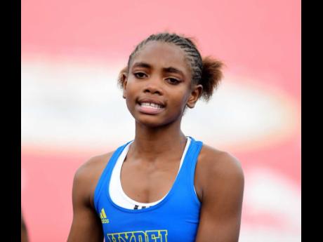 Hydel High School’s Zavien Bernard won the triple jump gold medal on the opening day of the Penn Relays at Franklin Field Stadium in Philadelphia on Thursday. Bernard won with a wind-aided 12.12.76m (+3.1m/s).
