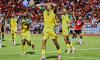 Jamaica's Jonathan Russell (centre) appeals after his goal against Trinidad and Tobago was disallowed during a World Cup 2026 qualifying soccer match in Port of Spain, Trinidad, on Thursday. The Jamaica Football Federation is calling for the 12th man to lift the team in tomorrow's World Cup Qualifying football match against Curaçao at the National Stadium. The Reggae Boyz must win to secure automatic qualification to next year's World Cup.